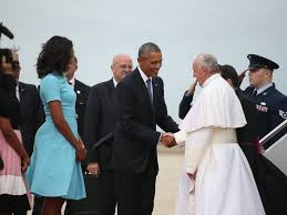 popefrancisarrivesinus